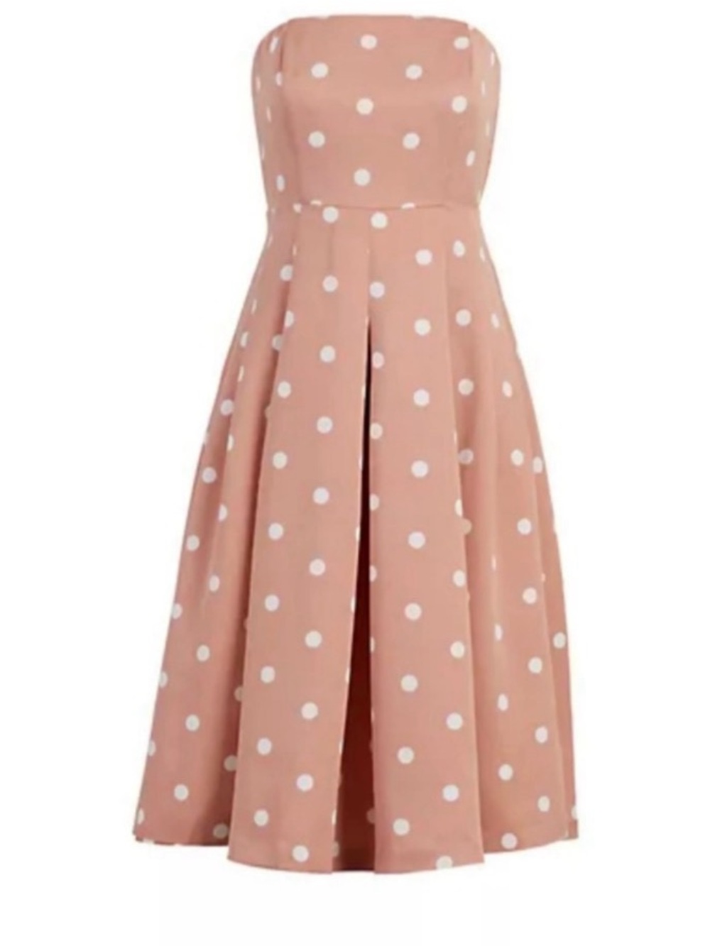 NEW YORK & COMPANY Eva Mendes Del Mar Dress in Honey Puff Sz 8 NWT - Picture 1 of 15